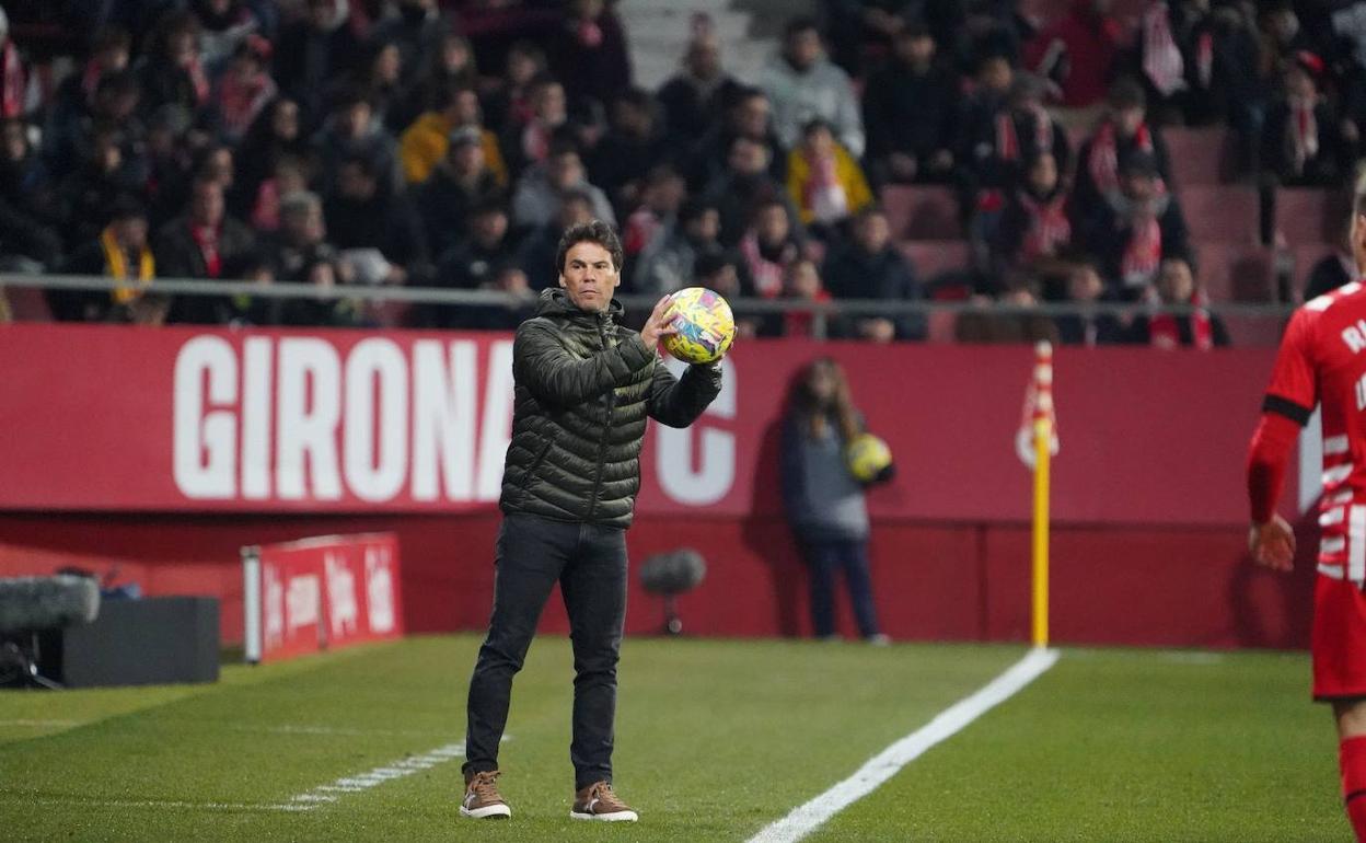 Rubi se mostró muy contrariado por el comportamiento global del equipo. 