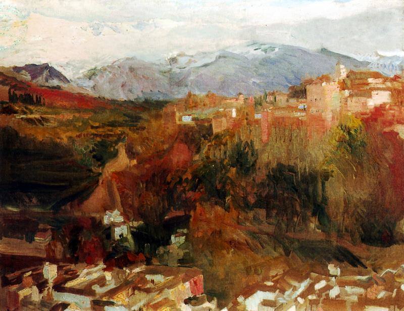 Granada pintada por Joaquín Sorolla