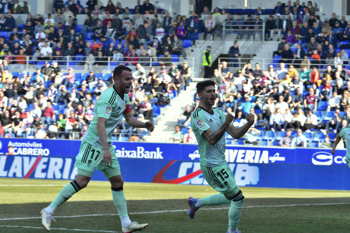 Las instantáneas del encuentro en el Alcoraz