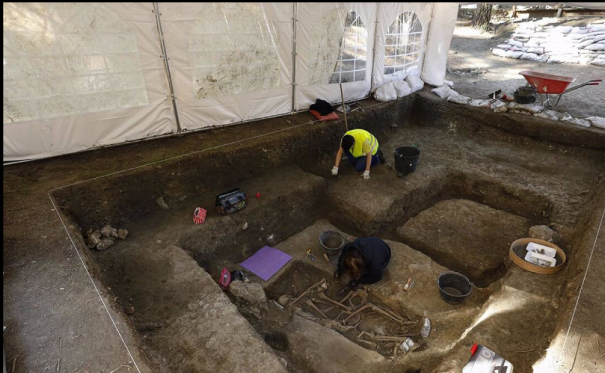 Excavaciones de la anterior campaña de víctimas fallecidas en 1936