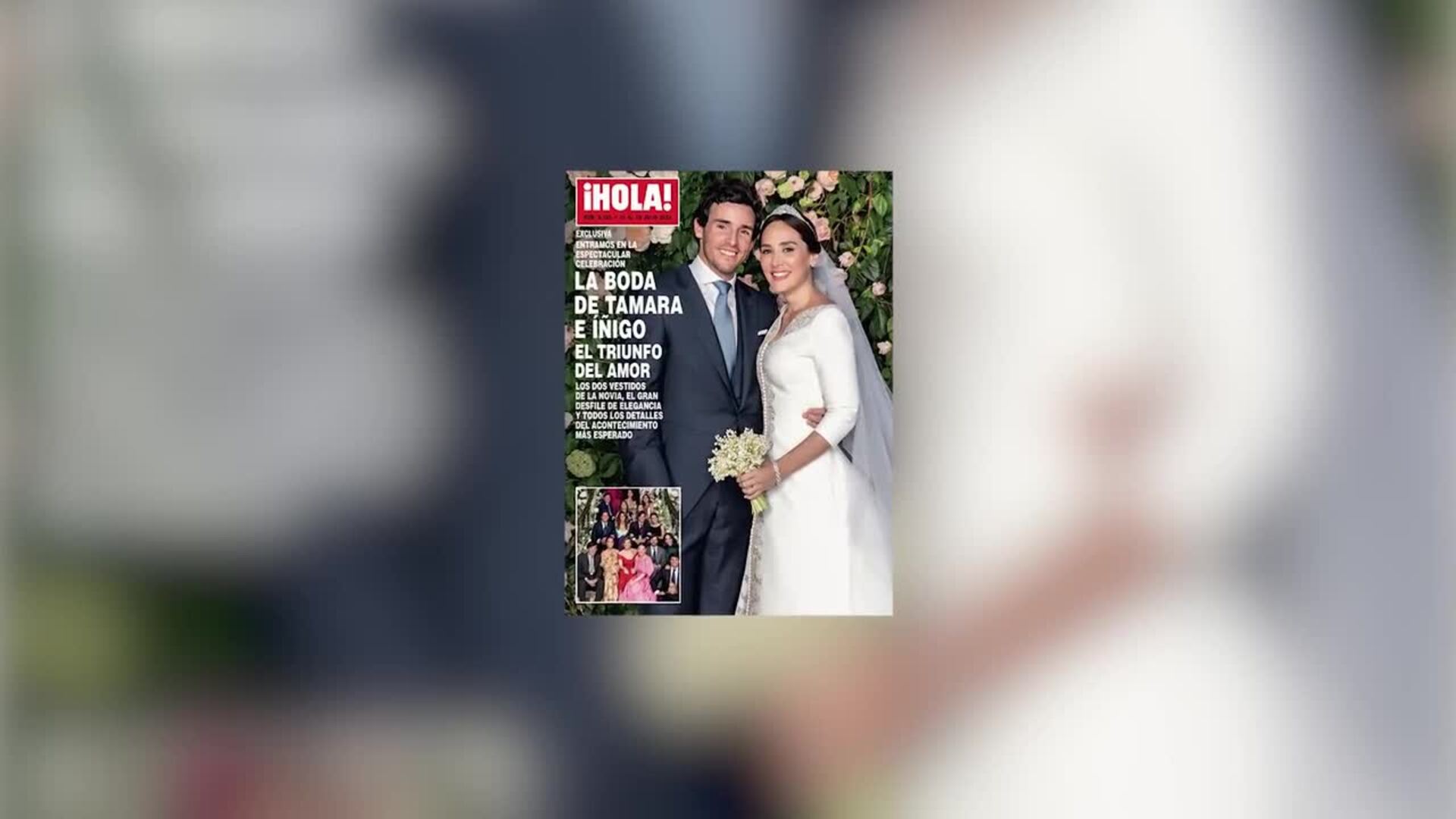 Así ha sido el vestido de novia de Tamara Falcó Ideal