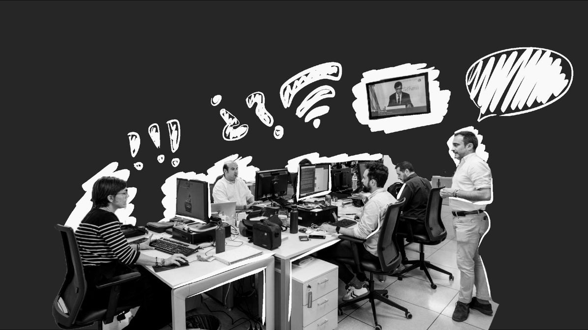 El reto de sacar un periódico en mitad del gran apagón | ideal