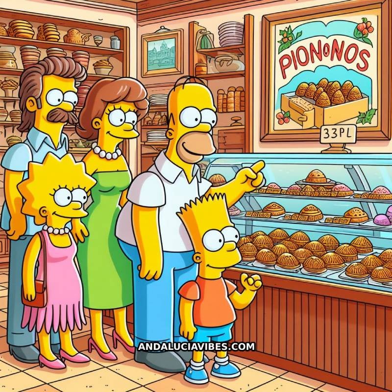 Las imágenes de la visita de los Simpson a Granada