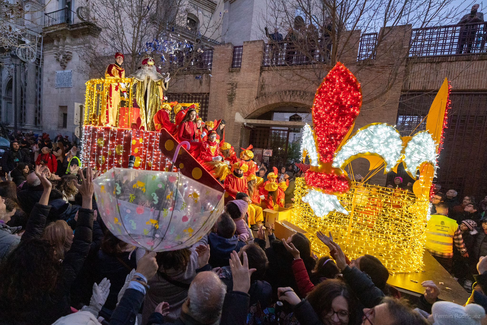 Las imágenes de la ilusión en la Cabalgata de Granada