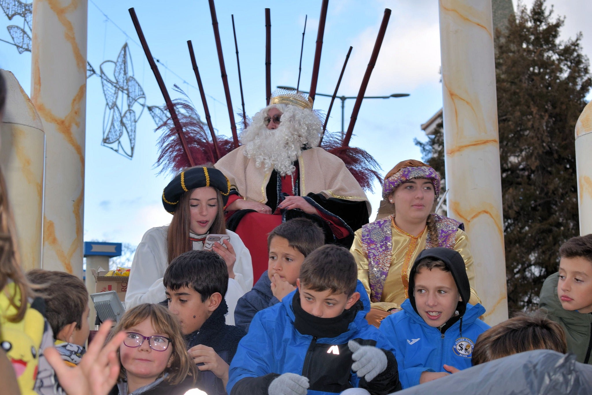 El rey Melchor en Albolote.