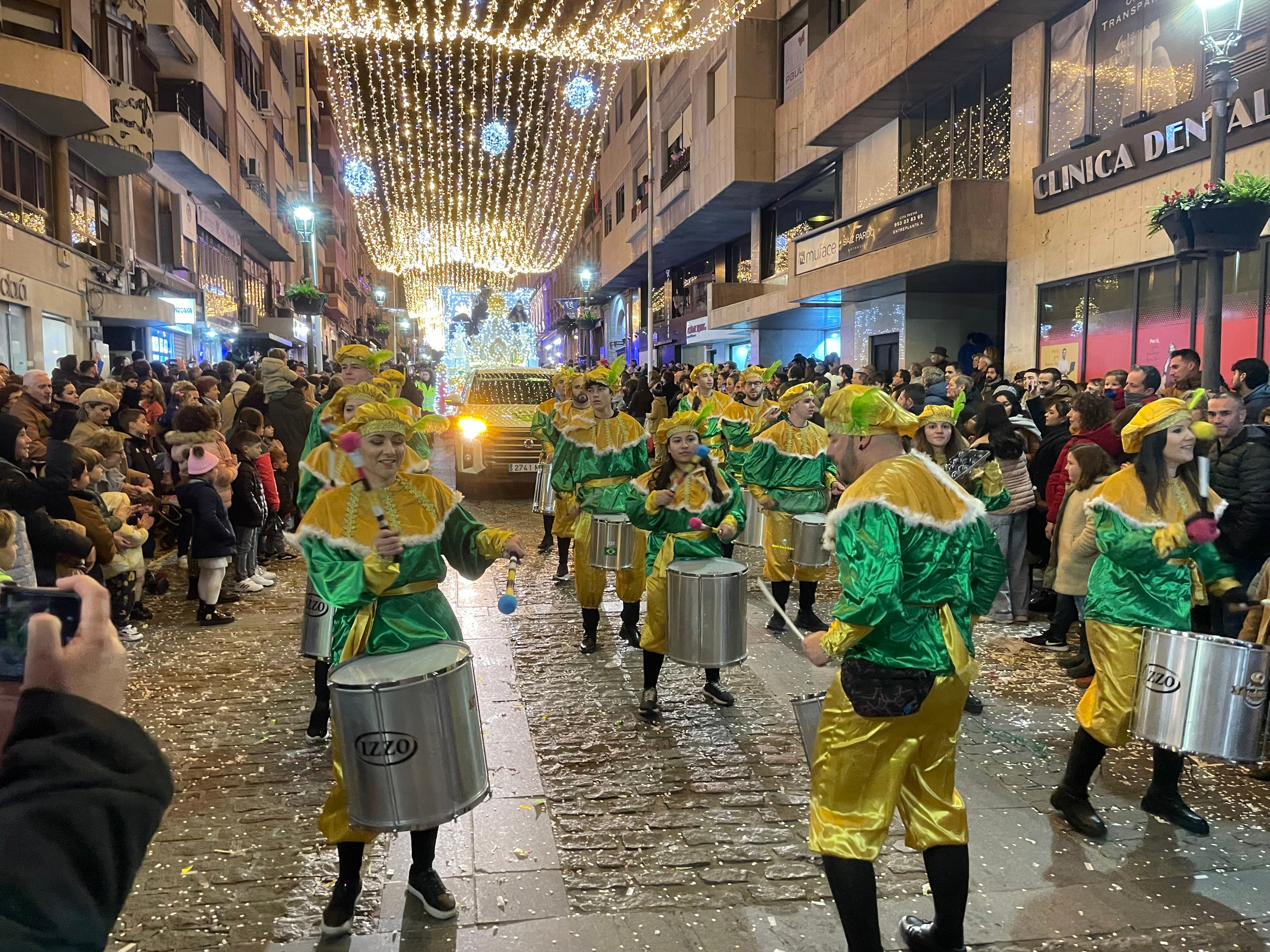 Las imágenes de los Reyes Magos en la cabalgata