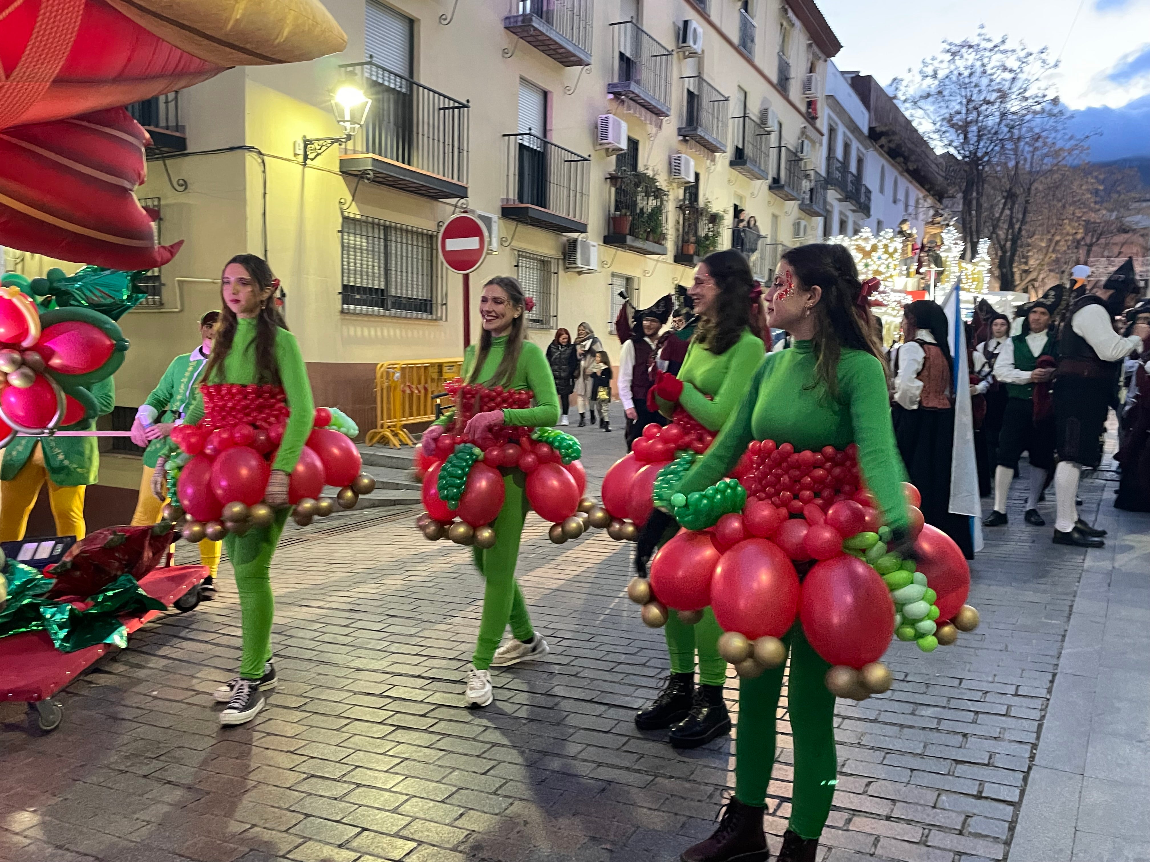 Las imágenes de los Reyes Magos en la cabalgata