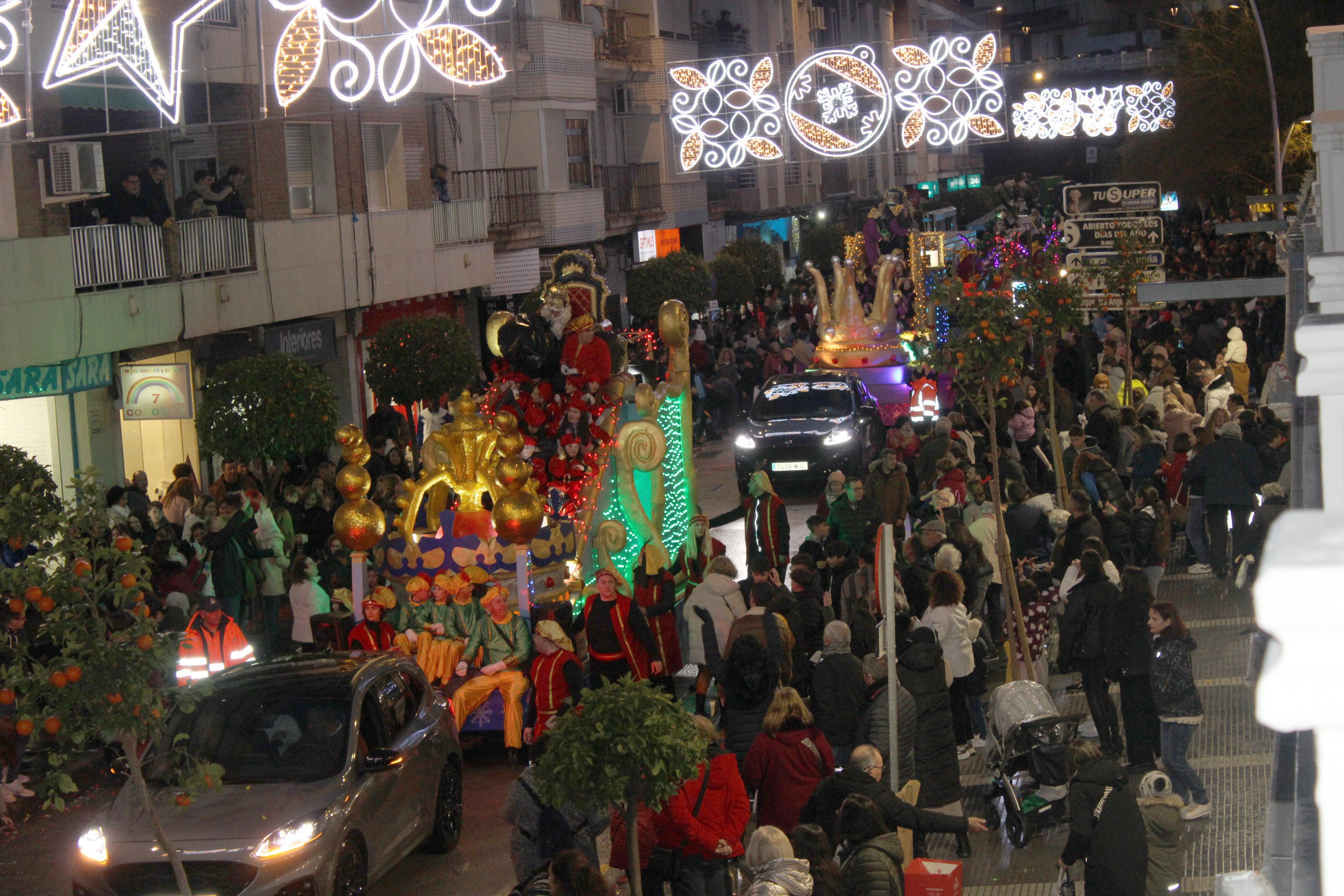 La cabalgata de Reyes en Loja.