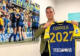 Coppola, tras su renovación hasta 2027 por el Hellas Verona.