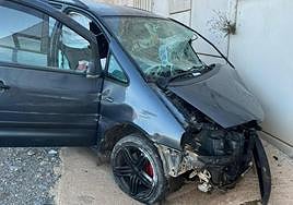 Uno de los accidentes registrados en la A-7, cerca de Motril.