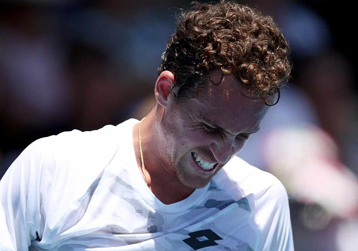 Roberto Carballes, en un partido anterior.