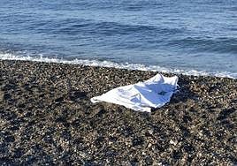Cuerpo hallado en una playa de Almería en 2023.