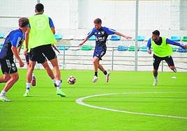 El equipo ha entrenado sábado y domingo antes de salir a tierras madrileñas por la tarde.