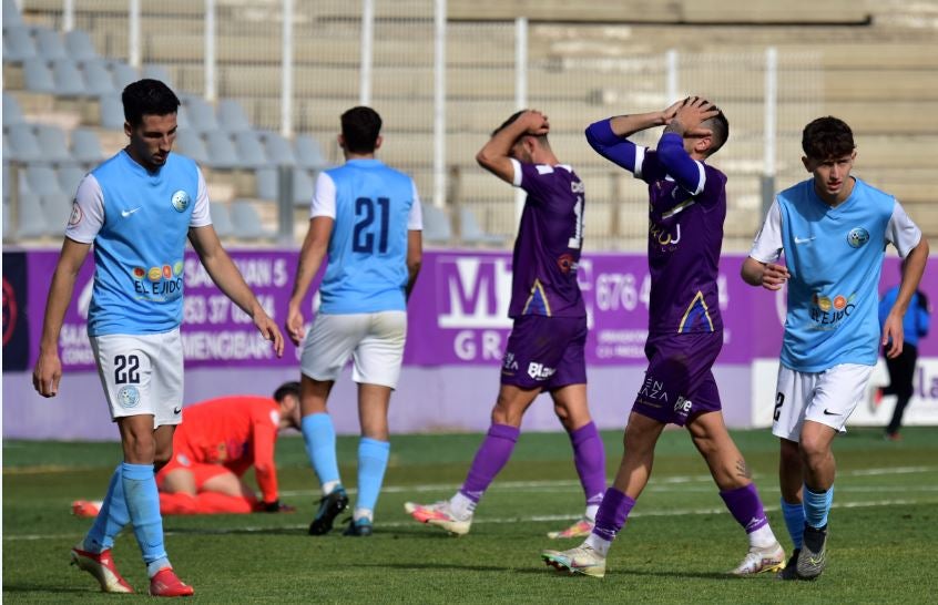 Lamentos de los jugadores jienenses.