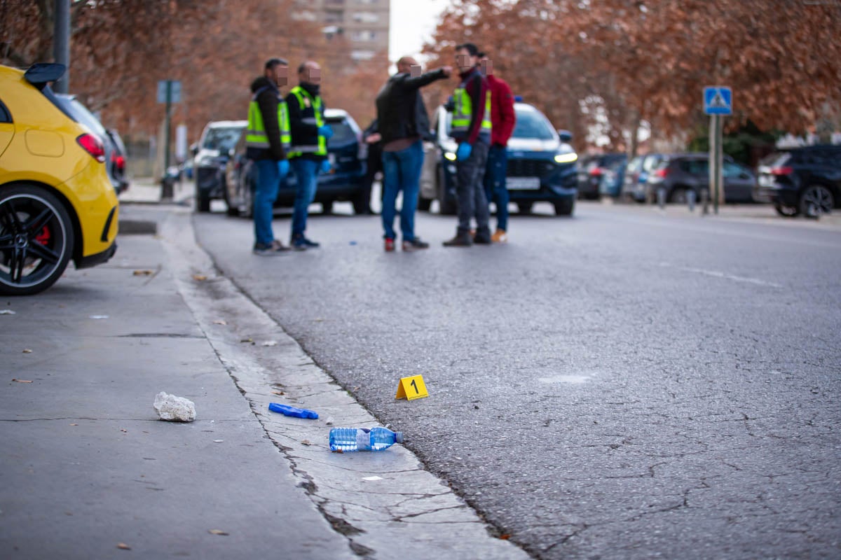 Las imágenes del lugar del homicidio en Granada