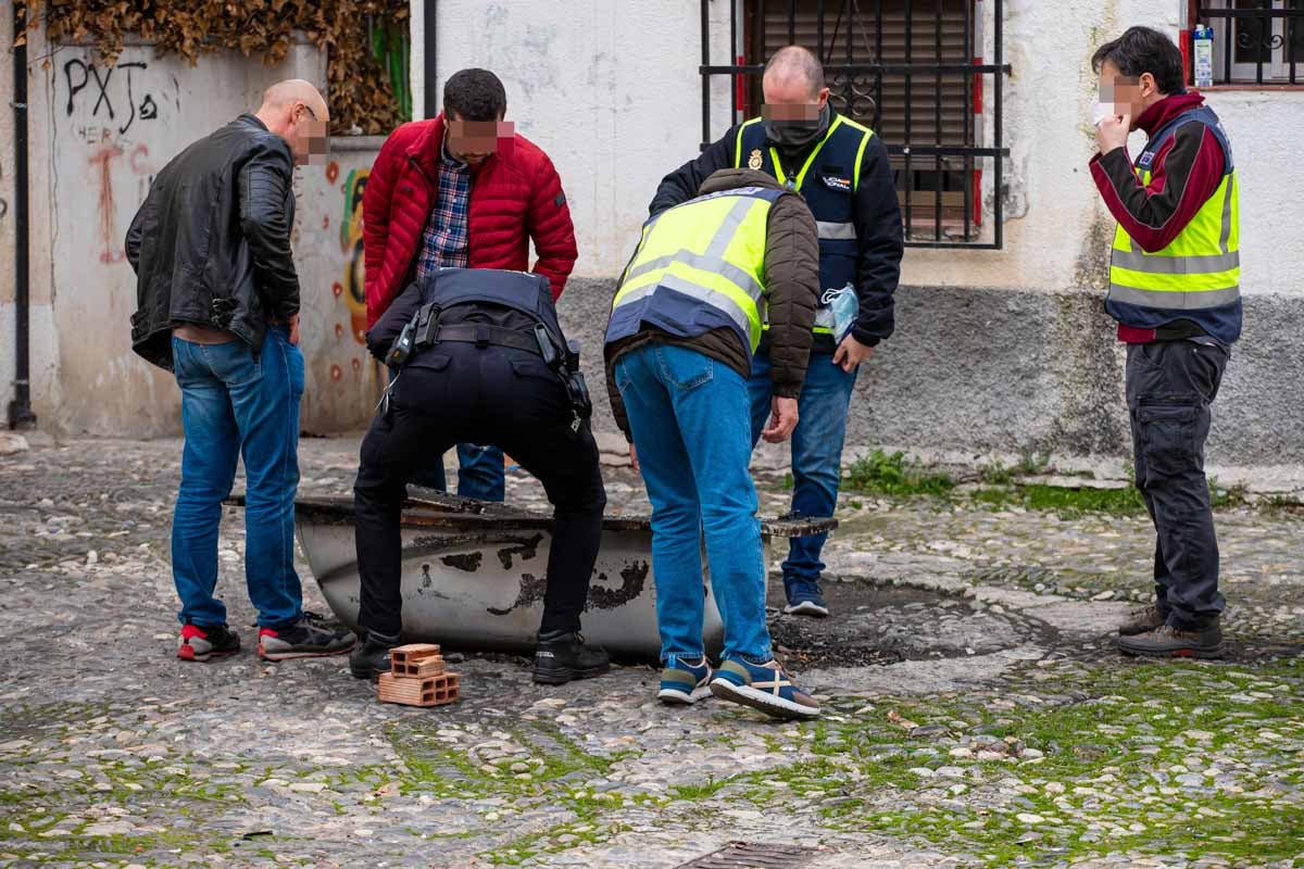 Las imágenes del lugar del homicidio en Granada