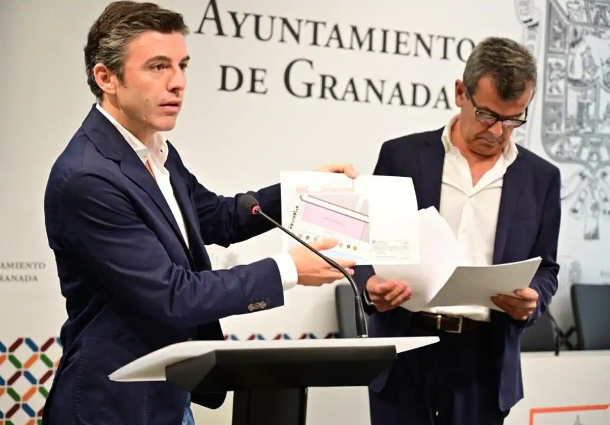 Jorge Saavedra (i) y Juan Ramón Ferreira.