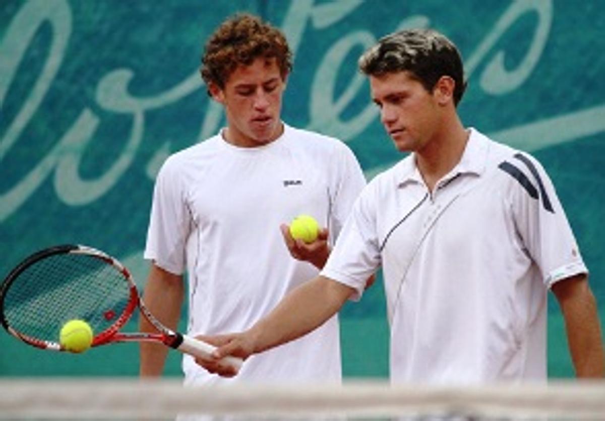 Roberto Carballés, a la izquierda, fue doble campeón de Europa en dobles júnior junto a Ricardo Ojeda.