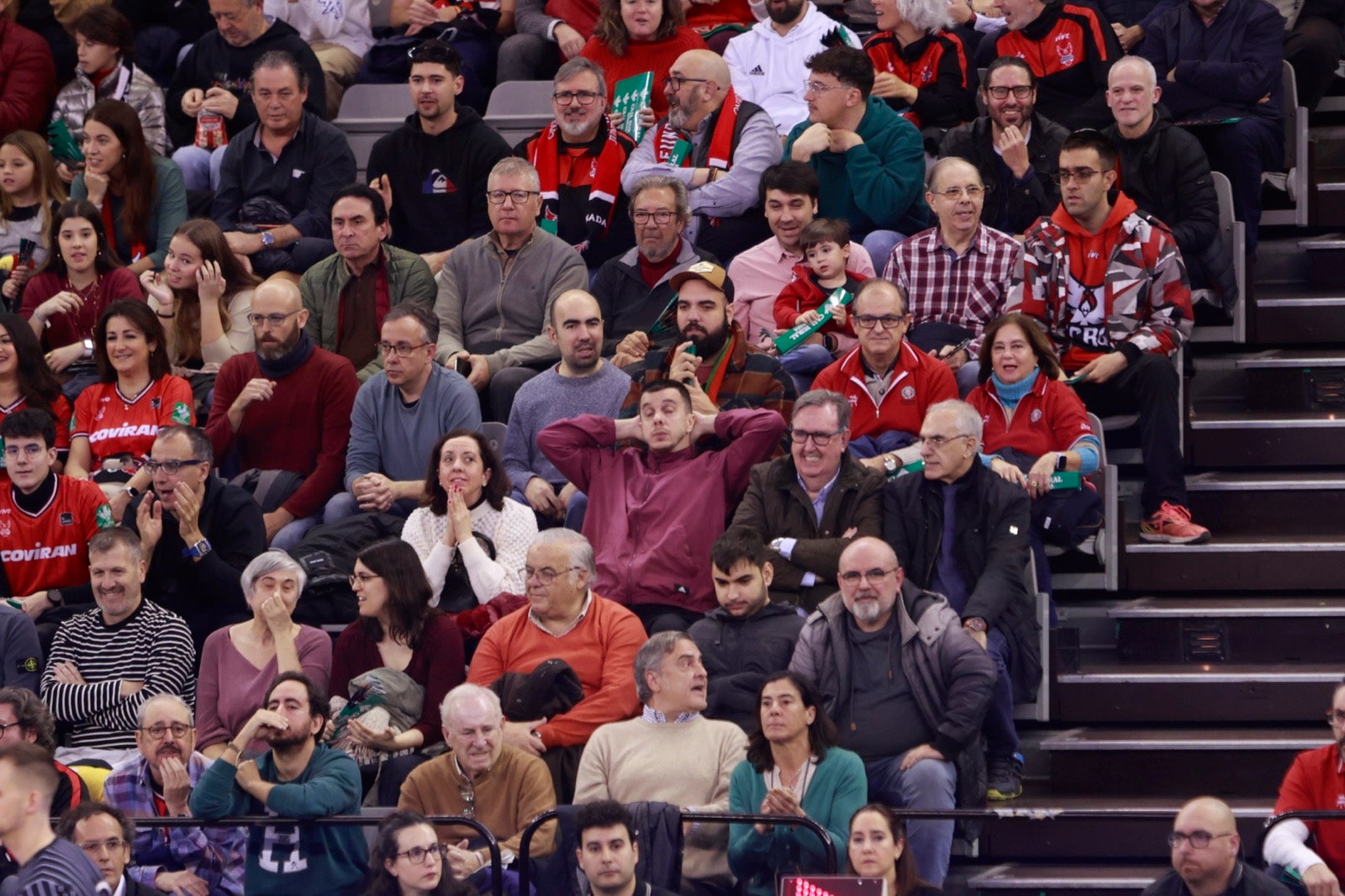 Encuéntrate en las gradas del Palacio durante el Covirán-Barcelona