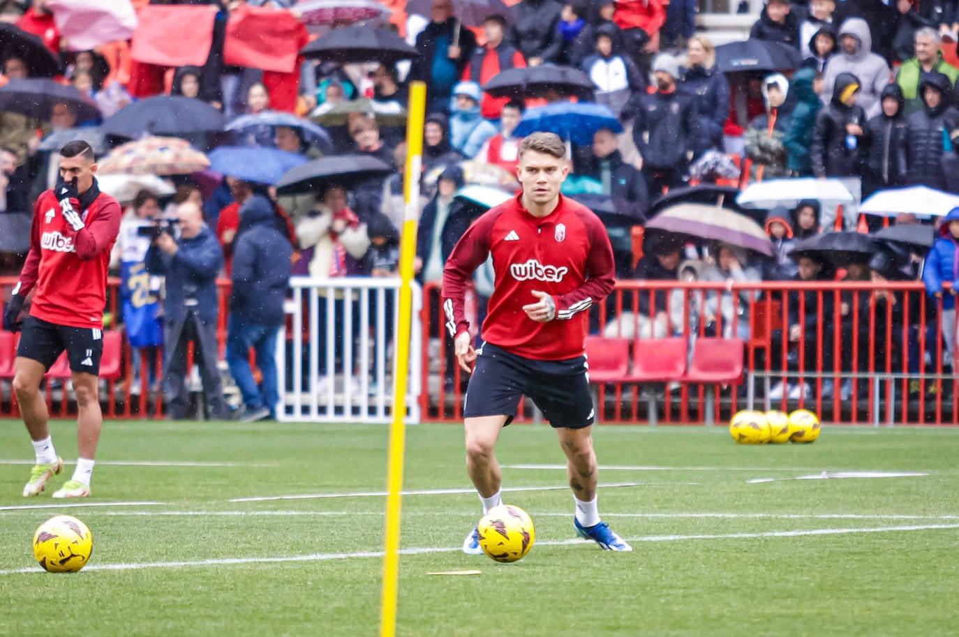 Kamil Piatkowski, durante un entrenamiento anterior.