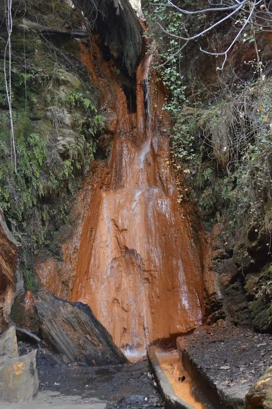 La cascada de El Chorreón.