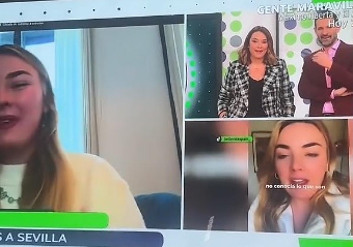 Una tiktoker rompe a llorar por el comentario de Toñi Moreno en Canal Sur.