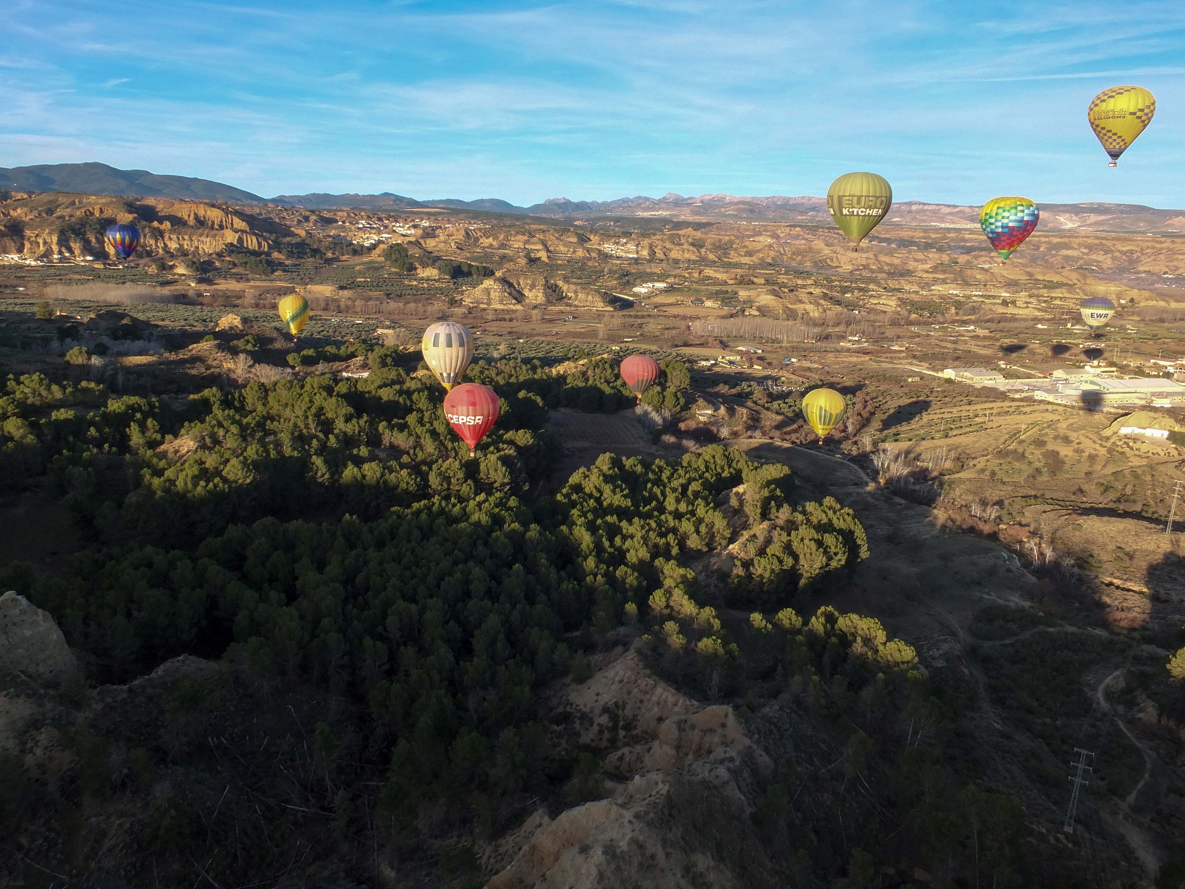 Las imágenes del Geoparque de Granada a vista de pájaro