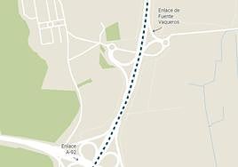 Parte del tramo de la GR-43.