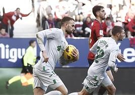 Borja Mayoral, tras anotar un gol a Osasuna.