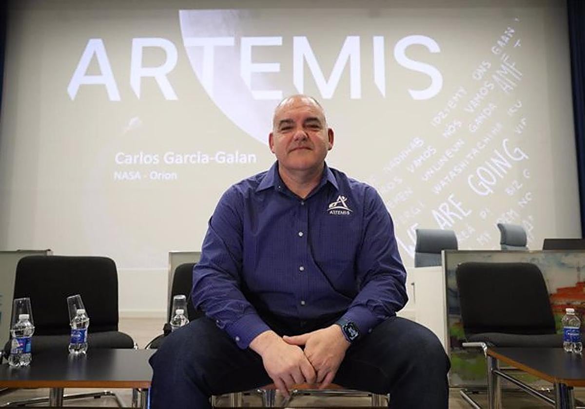 Carlos García-Galán, en una conferencia.