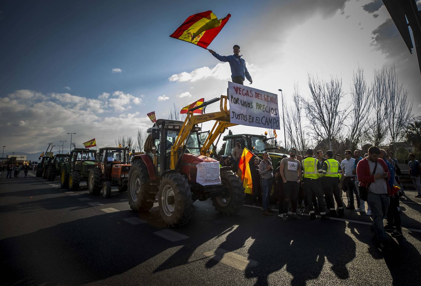 Imagen de archivo de una de las protestas del campo.