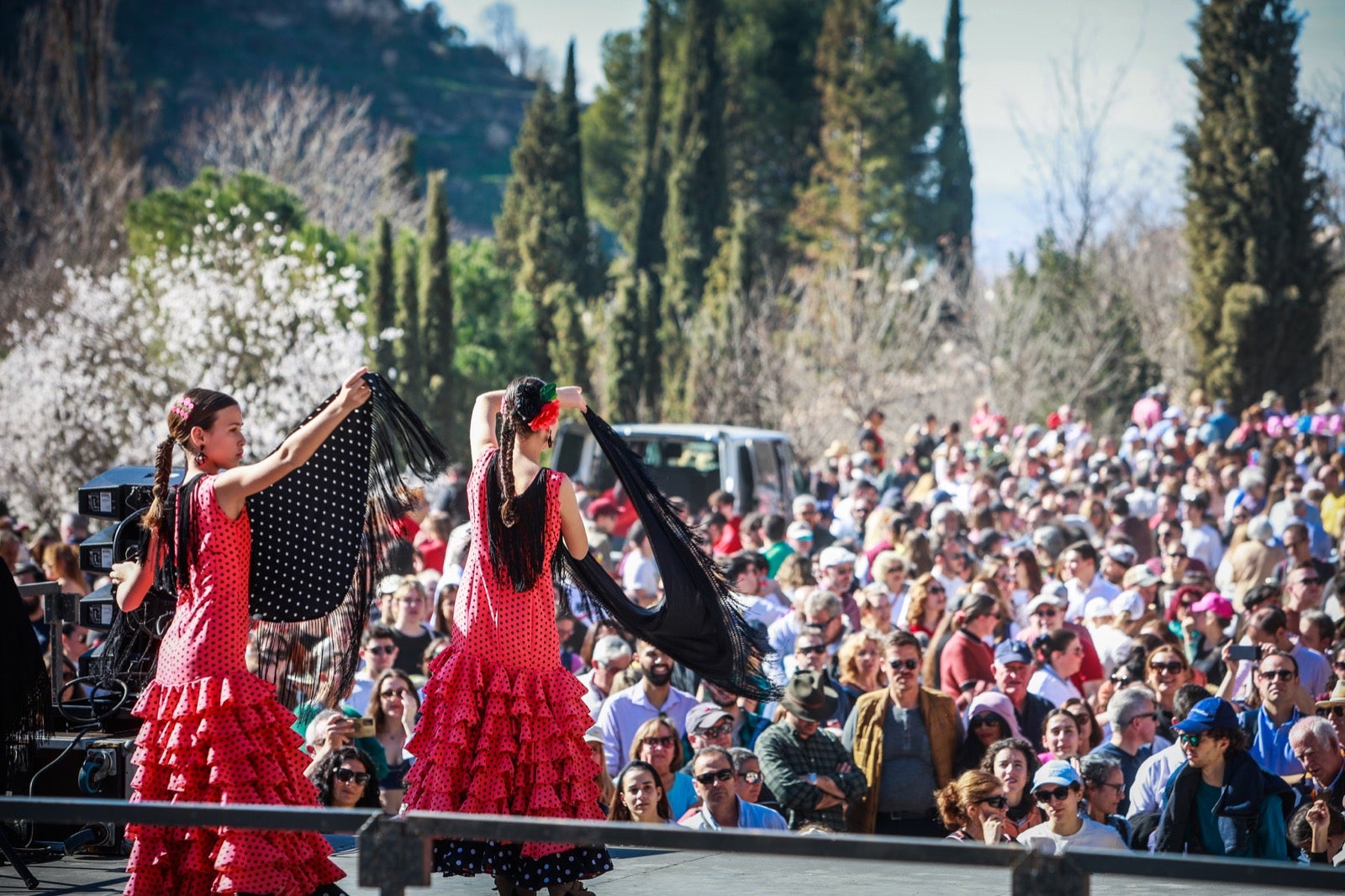 Las imágenes de la celebración de San Cecilio en Granada: salaíllas y habas para todos