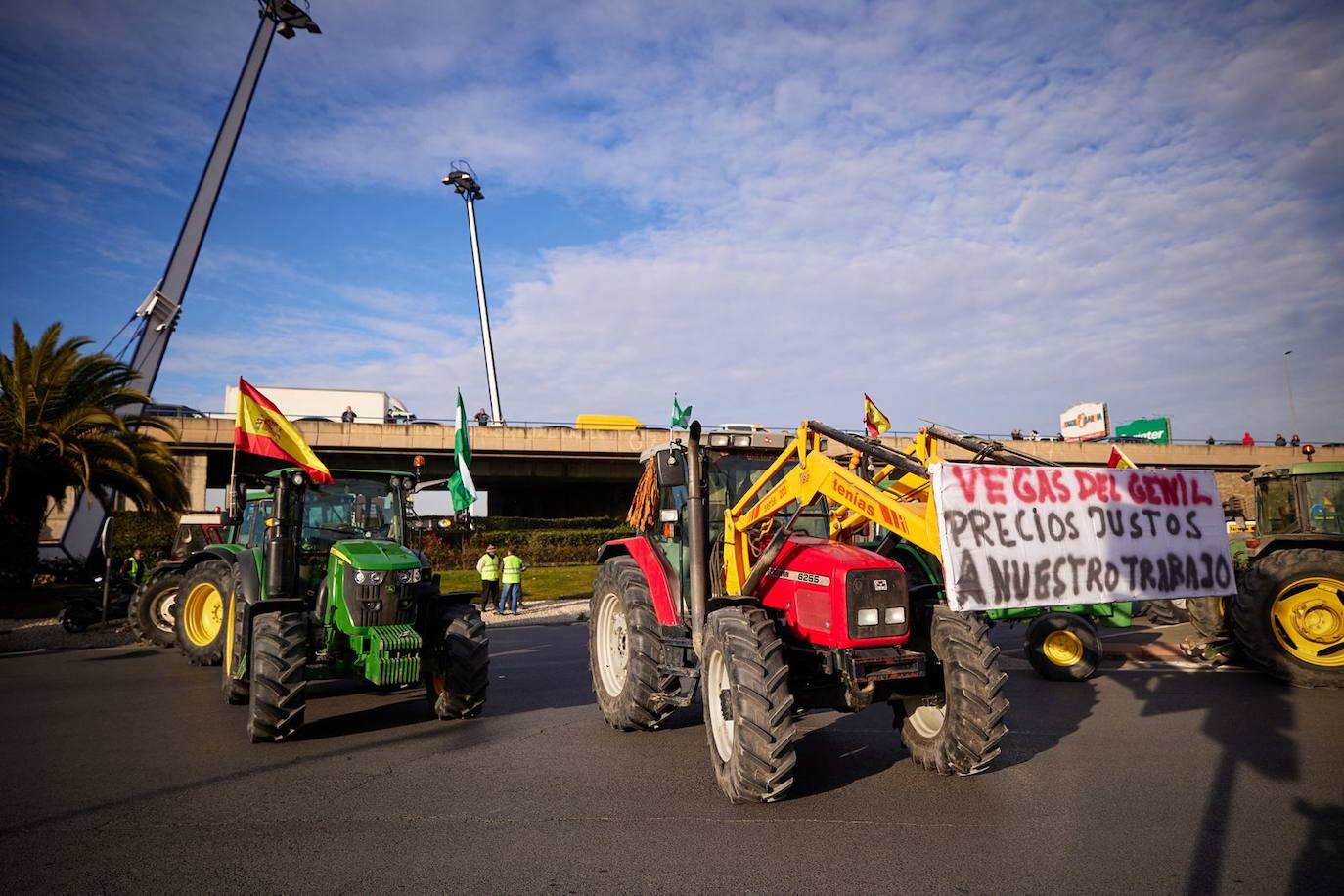 Las imágenes de la tractorada de Granada