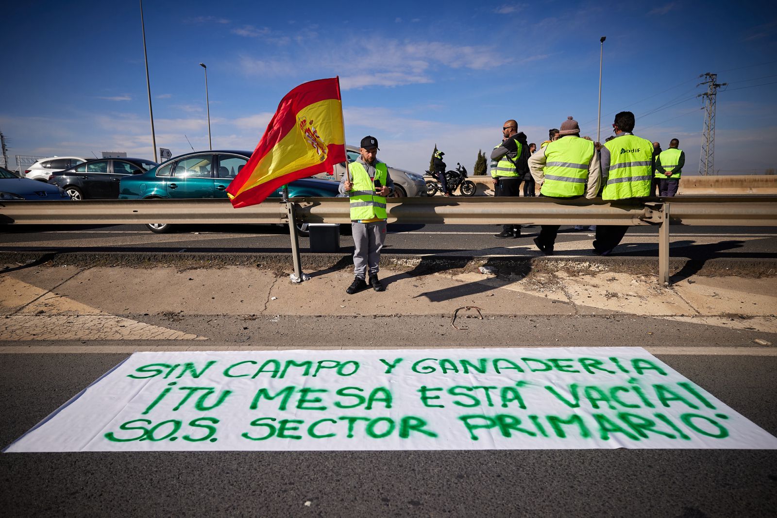 Las imágenes de la tractorada de Granada