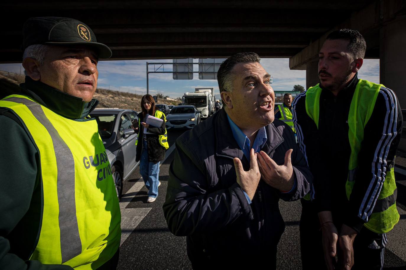 Las imágenes de la tractorada de Granada