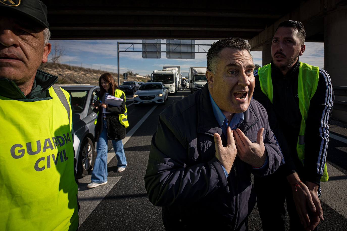 Las imágenes de la tractorada de Granada