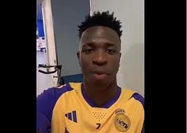 Mensaje de ánimo de Vinicius al futbolista de 15 años de Granada que sufrió un paro cardiaco.