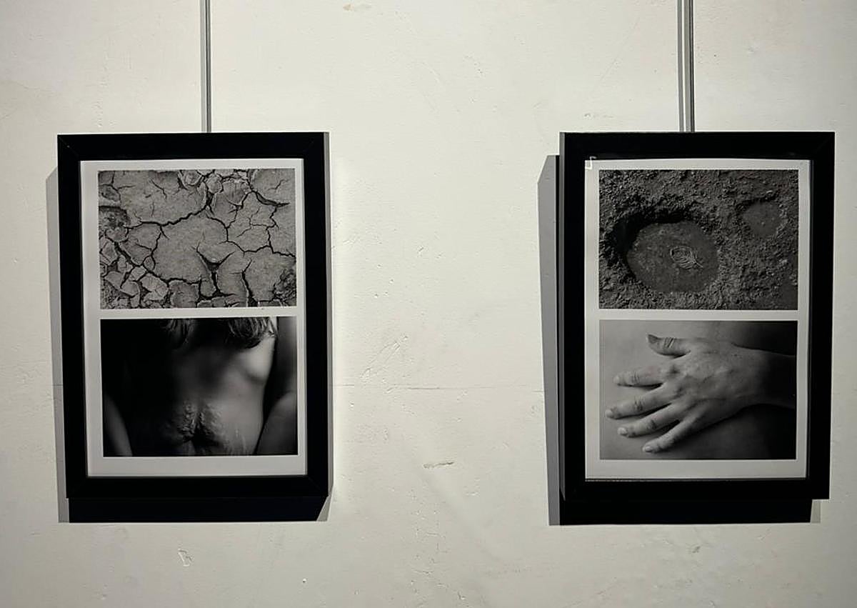 Imagen secundaria 1 - Cuerpo y paisaje dialogan en la exposición «Territorios» de Fina García