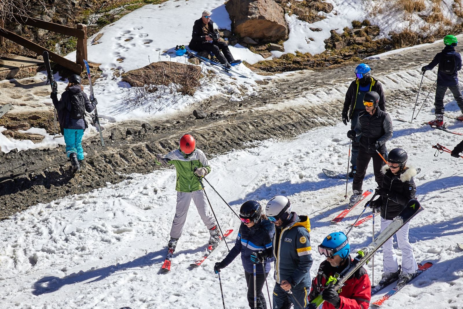 Las imágenes del día después del barro en Sierra Nevada