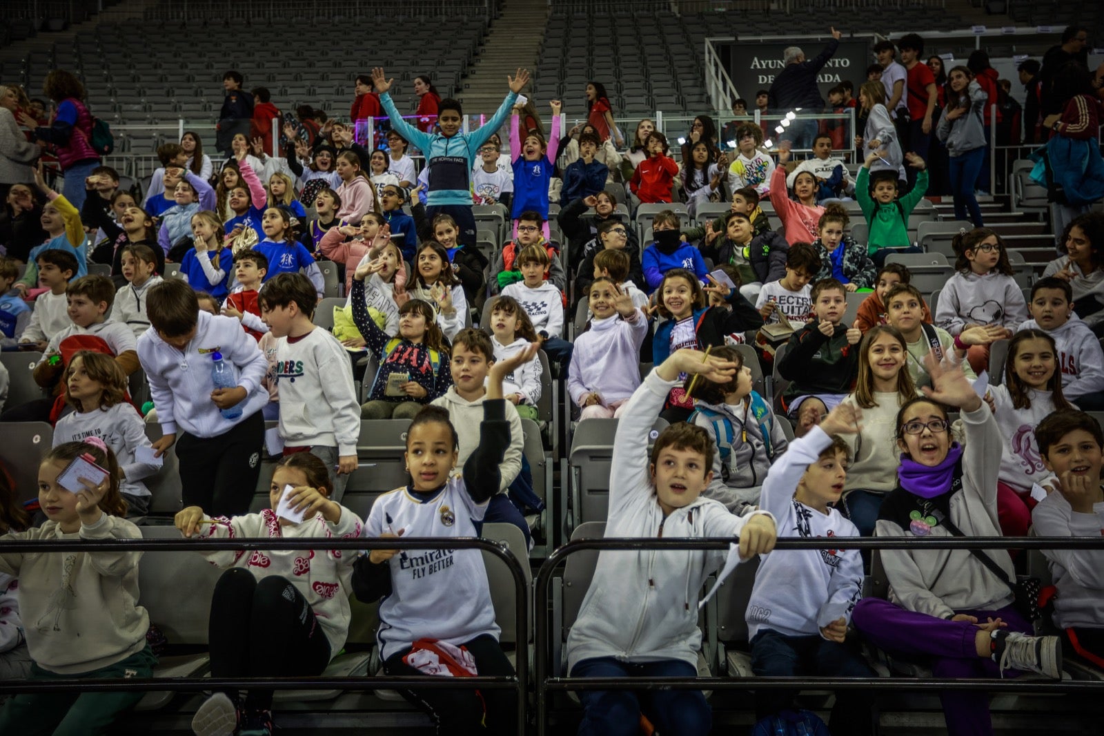 Las imágenes de los niños en el Fénix Game del Palacio de los Deportes