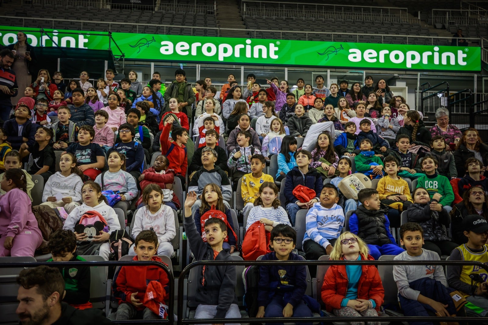 Las imágenes de los niños en el Fénix Game del Palacio de los Deportes