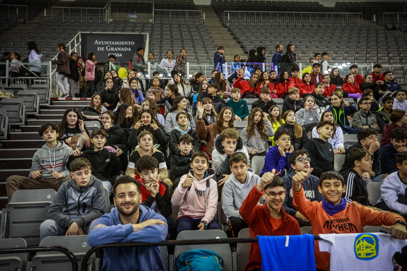 Las imágenes de los niños en el Fénix Game del Palacio de los Deportes