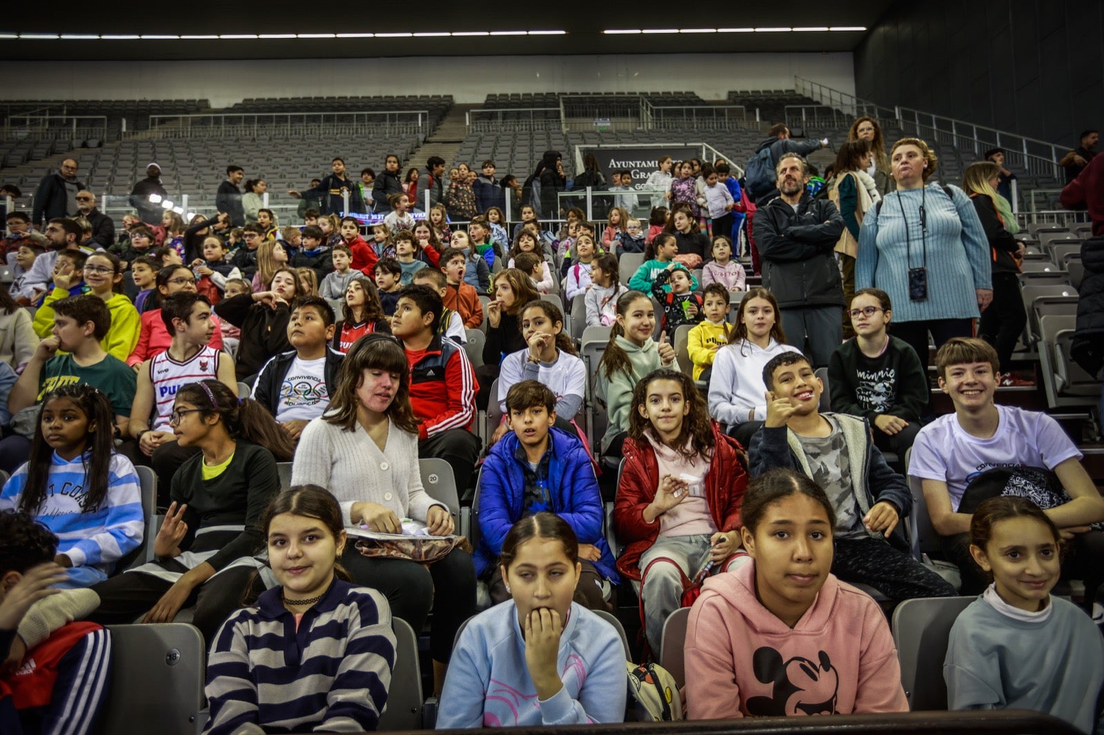 Las imágenes de los niños en el Fénix Game del Palacio de los Deportes