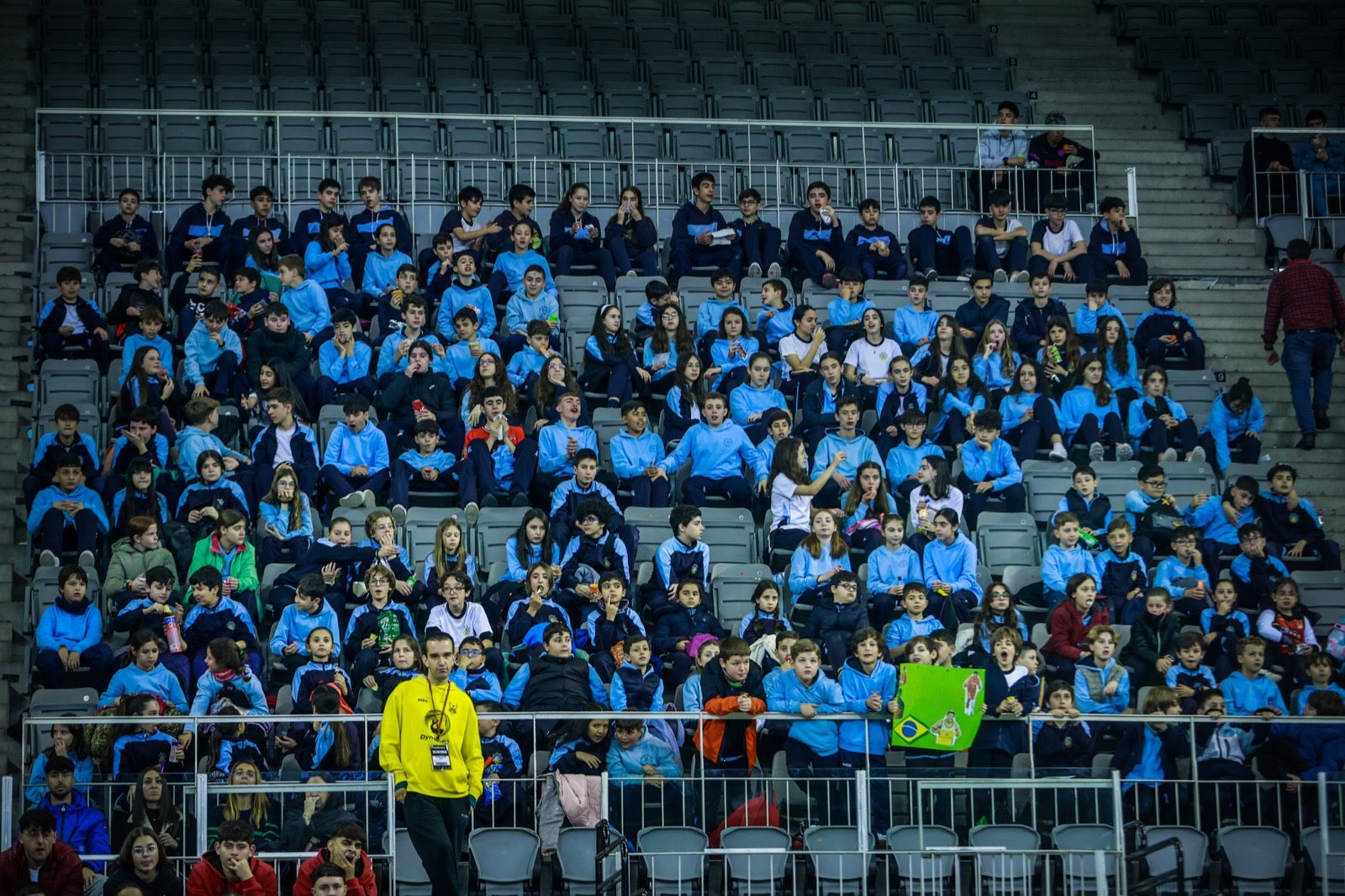 Las imágenes de los niños en el Fénix Game del Palacio de los Deportes