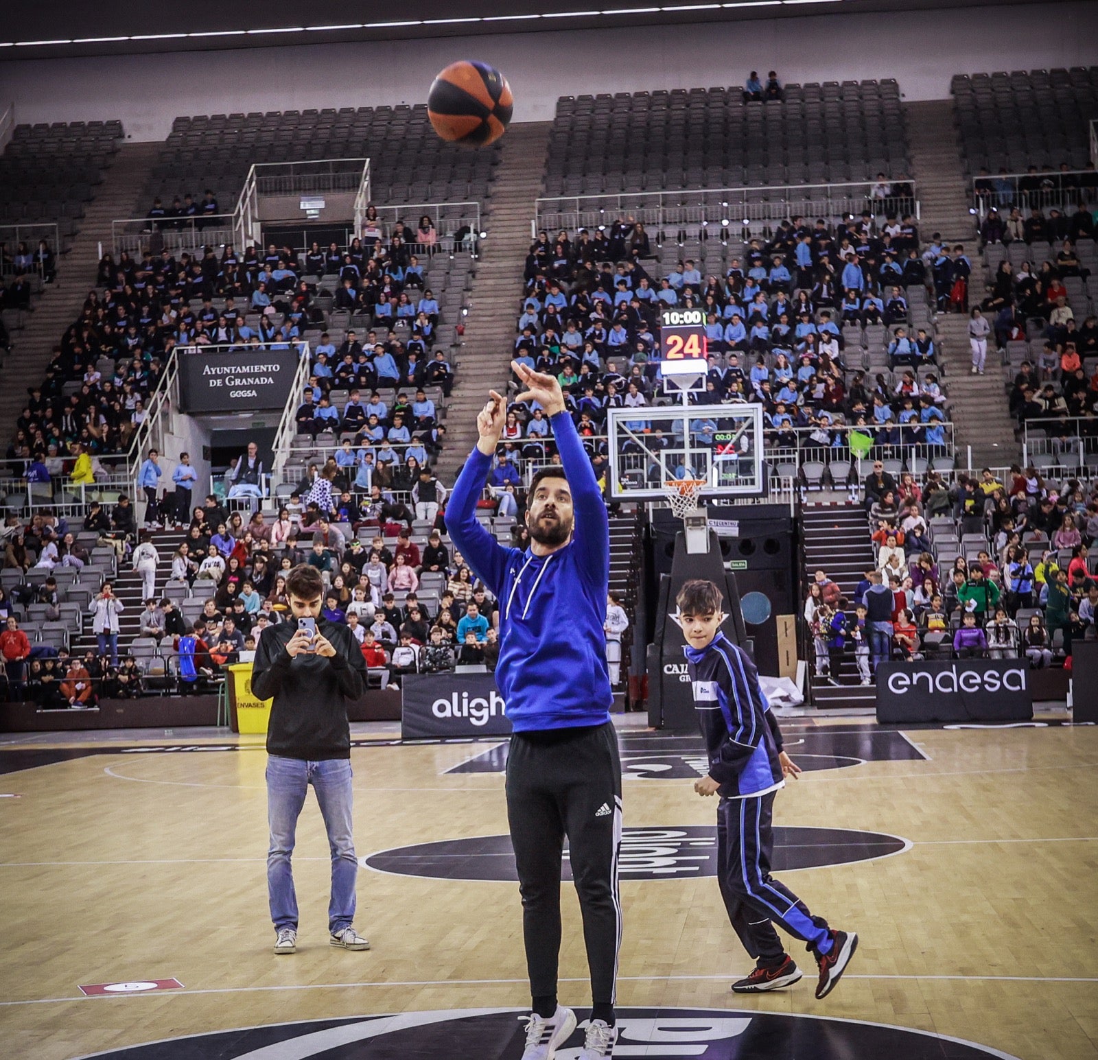 Las imágenes de los niños en el Fénix Game del Palacio de los Deportes