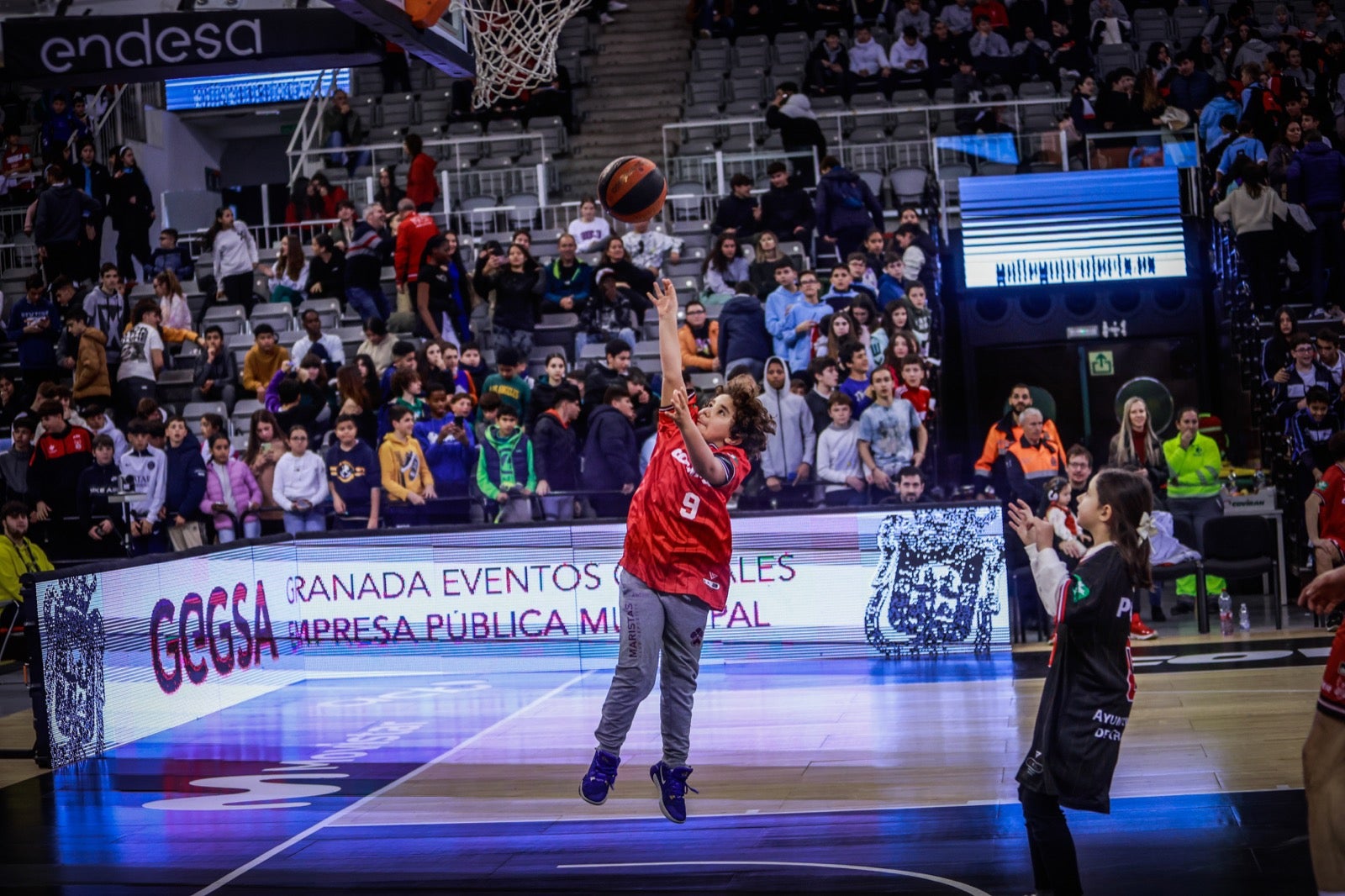 Las imágenes de los niños en el Fénix Game del Palacio de los Deportes