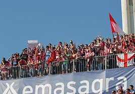 La afición almeriense estará en el Nuevo Los Cármenes.