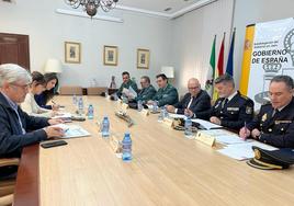 La reunión ha tenido en la Subdelegación del Gobierno de España en Jaén.