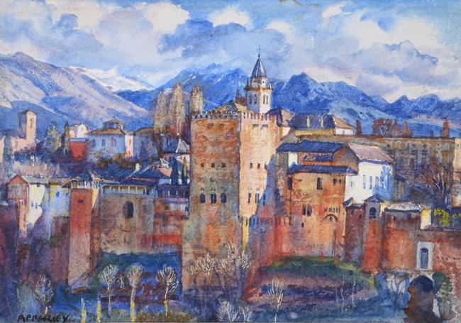 'La Alhambra desde San Nicolás'.