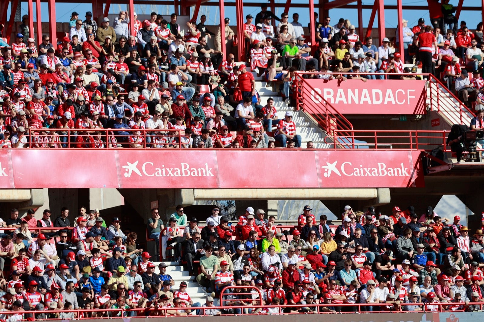 Encuéntrate en la grada en el partido entre Granada y Almería
